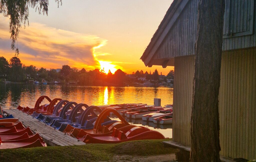 Sonnenuntergang am See